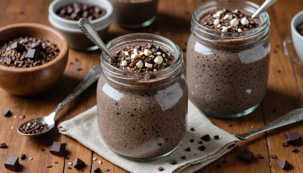 pudding chia chocolate