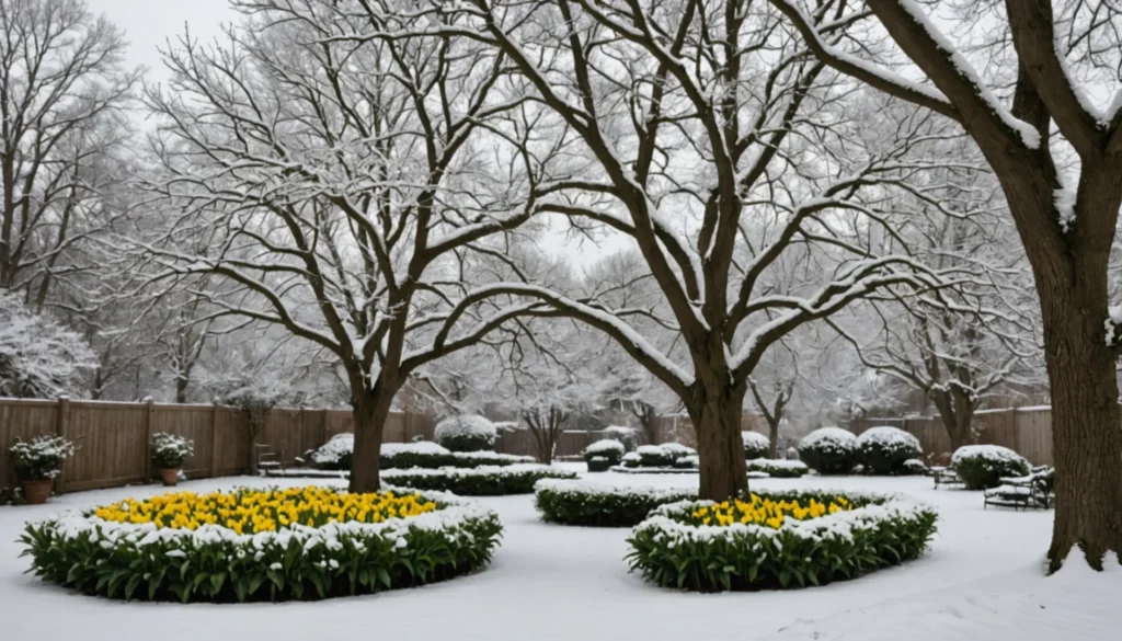 arbre neige d avril