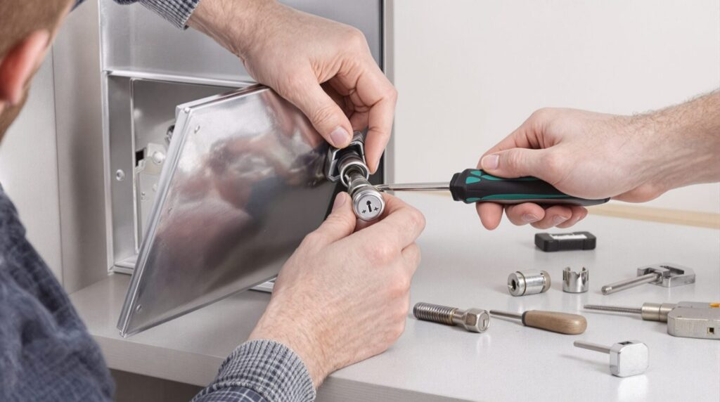 changer serrure boite aux lettres