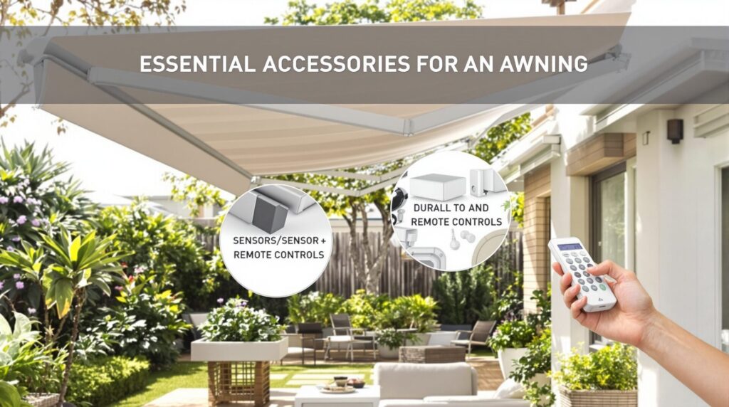 accessoires pour store banne
